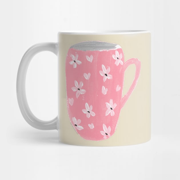 Pink mug by ThaisMelo